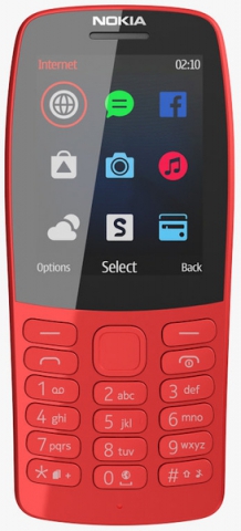 Мобильный телефон Nokia 210 Dual Sim Red