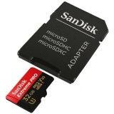 Карта памяти SANDISK microSDHC 32GB Extreme Pro A1 C10 V30 U3 100MB/s