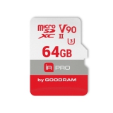 Карта памяти GOODRAM microSDXC 64GB IRDM PRO UHS II V90 U3 (R280/W240)