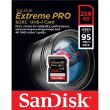 Карта памяти Sandisk SDXC 256GB Extreme PRO V30 4K UHS-I U3 95MB/s