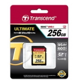 Карта памяти Transcend  SDXC 256 GB UHS-I Ultimate U3 (R95, W60MB/s)