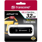 Флешка Transcend  JetFlash 750 32GB Black (TS32GJF750K)