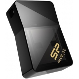 Флешка Silicon-Power  Jewel J08 64GB Black (SP064GBUF3J08V1K)