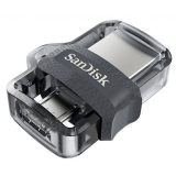 Flash Drive Sandisk Ultra Dual 128 Gb, OTG, USB 3.0 Black