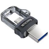 Flash Drive Sandisk Ultra Dual 128 Gb, OTG, USB 3.0 Black