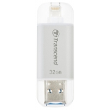 Flash Drive Transcend  JetDrive Go 300 32GB, Lightning/USB 3.1 Silver