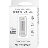 Флешка Transcend  JetDrive Go 300 64GB Silver (TS64GJDG300S)