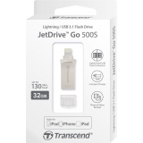 Флешка Transcend  JetDrive Go 500 32GB Silver (TS32GJDG500S)