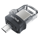 Flash Drive Sandisk Ultra Dual 256 Gb, OTG, USB 3.0 Black
