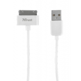 Кабель Trust 30-pin cable for Apple - 1M White
