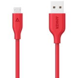 Кабель Anker Powerline MicroUSB - 1.8m Red
