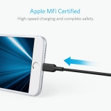 Кабель Anker Powerline II Lightning - 0.9 м V2 (Black)