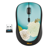 Мышь TRUST Yvi Wireless Mouse Flower