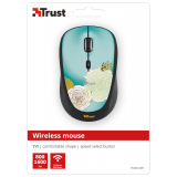 Мышь TRUST Yvi Wireless Mouse Flower